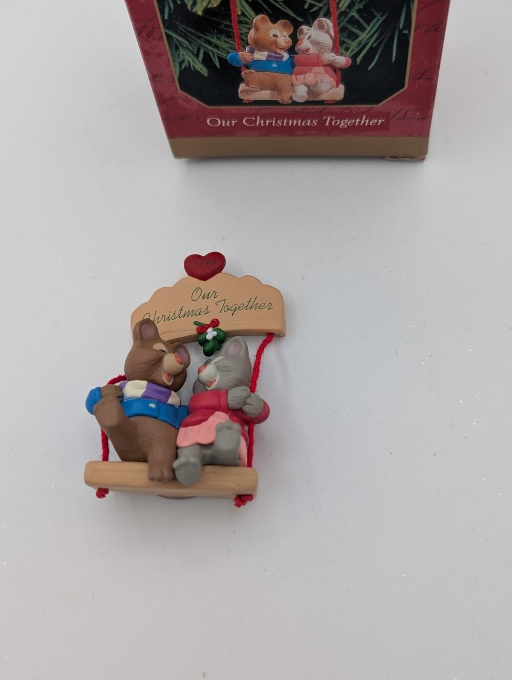 OUR CHRISTMAS TOGETHER ~ 1999 Hallmark Keepsake Ornament ~ VTG MIB